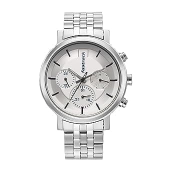 Fastrack Analog Silver Dial Men's Casual Watch -Silver