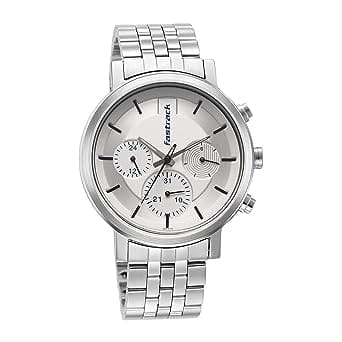 Fastrack Analog Silver Dial Men's Casual Watch -Silver
