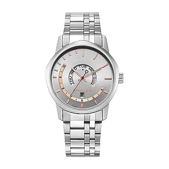Fastrack Exuberant Analog Silver Dial Men's Watch-3279SM01/NR3279SM01