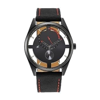 Fastrack Revibe Analog Black Dial Men's Watch-3256PF02/3256PF02