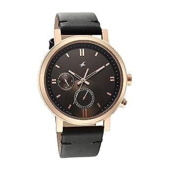 Fastrack Analog Black Dial Men's Casual Watch