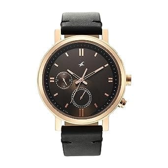 Fastrack Analog Black Dial Men's Casual Watch