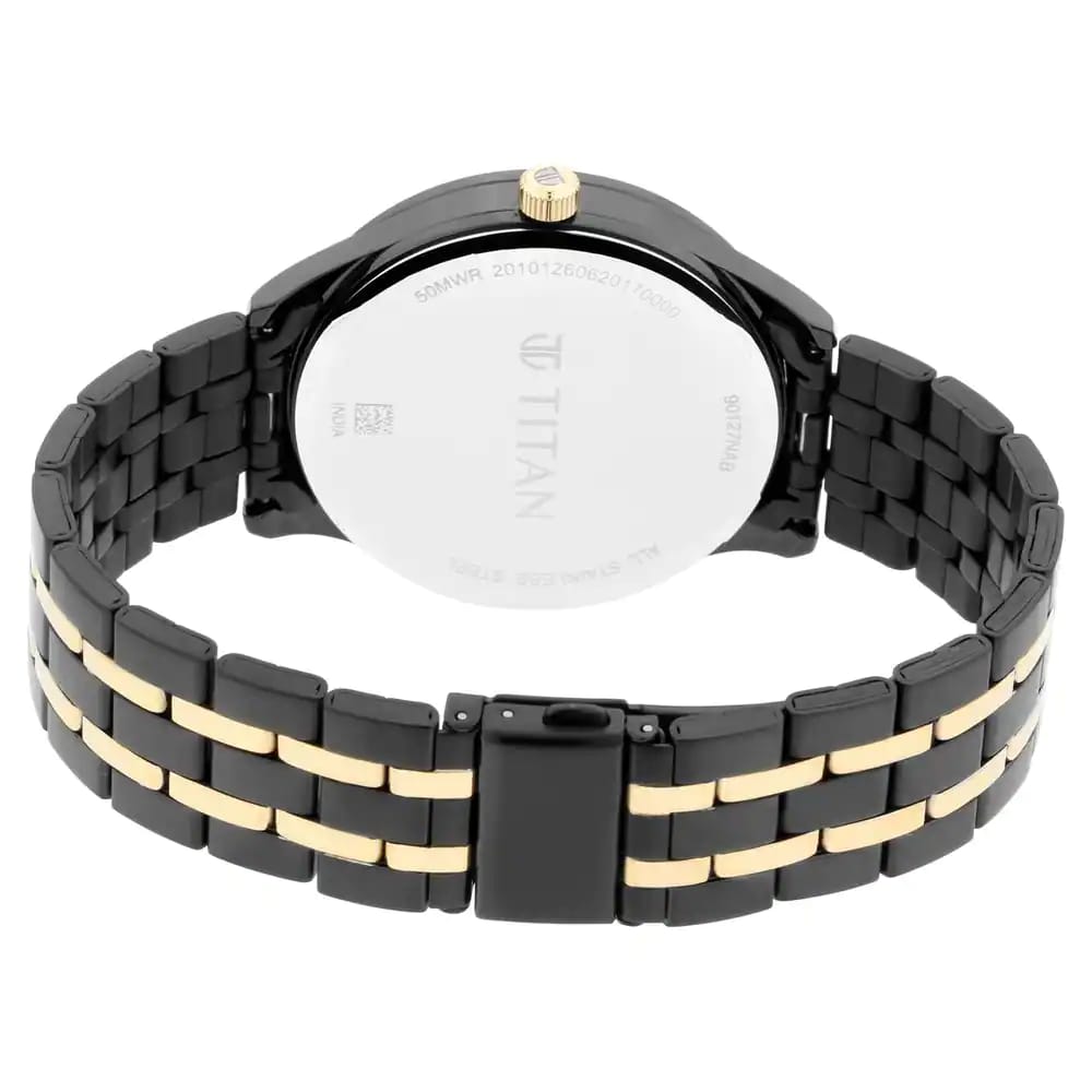 TITAN Regalia Opulent Stainless Steel Watch NR90127KM01