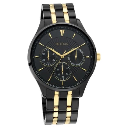 TITAN Regalia Opulent Stainless Steel Watch NR90127KM01