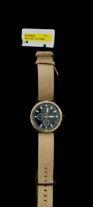 TITAN Octane Black Dial Leather Strap Watch 90107KL01
