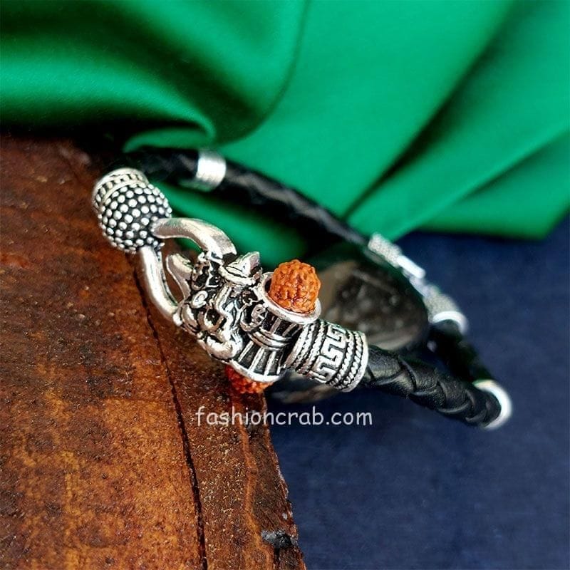 Buy Siddha Rudraksha Bracelet in Pure Silver 9mm-10mm Lab Certified Online  in India - Etsy