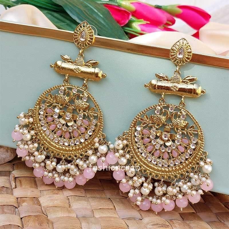 Dainty quartz teardrop earrings Boho style earrings Pink color earrings –  SoleScott jewelry