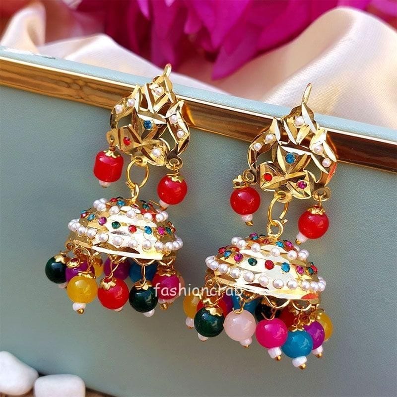 Brass Traditional Earring Jhumka at Rs 350/piece in Bhiwani | ID:  22990360755
