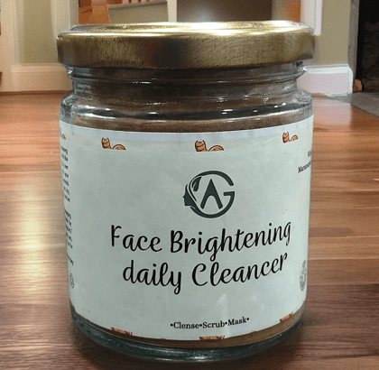 Face brightening daily cleanser
