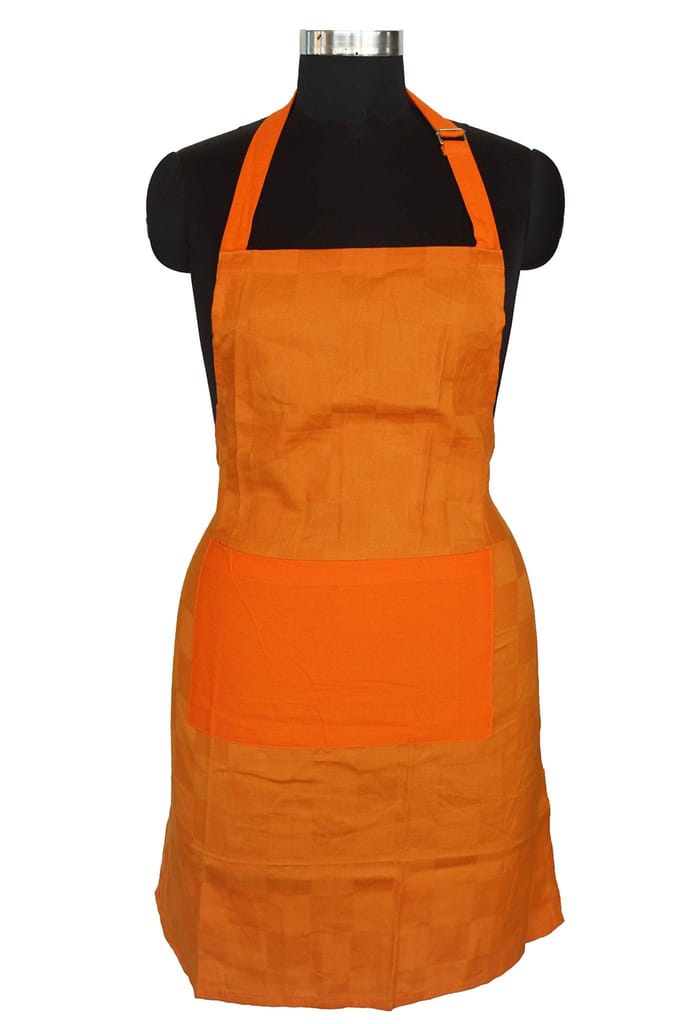 Airwill, 100% Cotton Designer Self Designed Bib Apron, Sized 65cm in Width and 80cm in Length with 2 Long Straps on Both Sides and Adjustable Buckle on Top. Pack of 1 pc - Dupattas & Shawls | Buy online on ZillyBuy