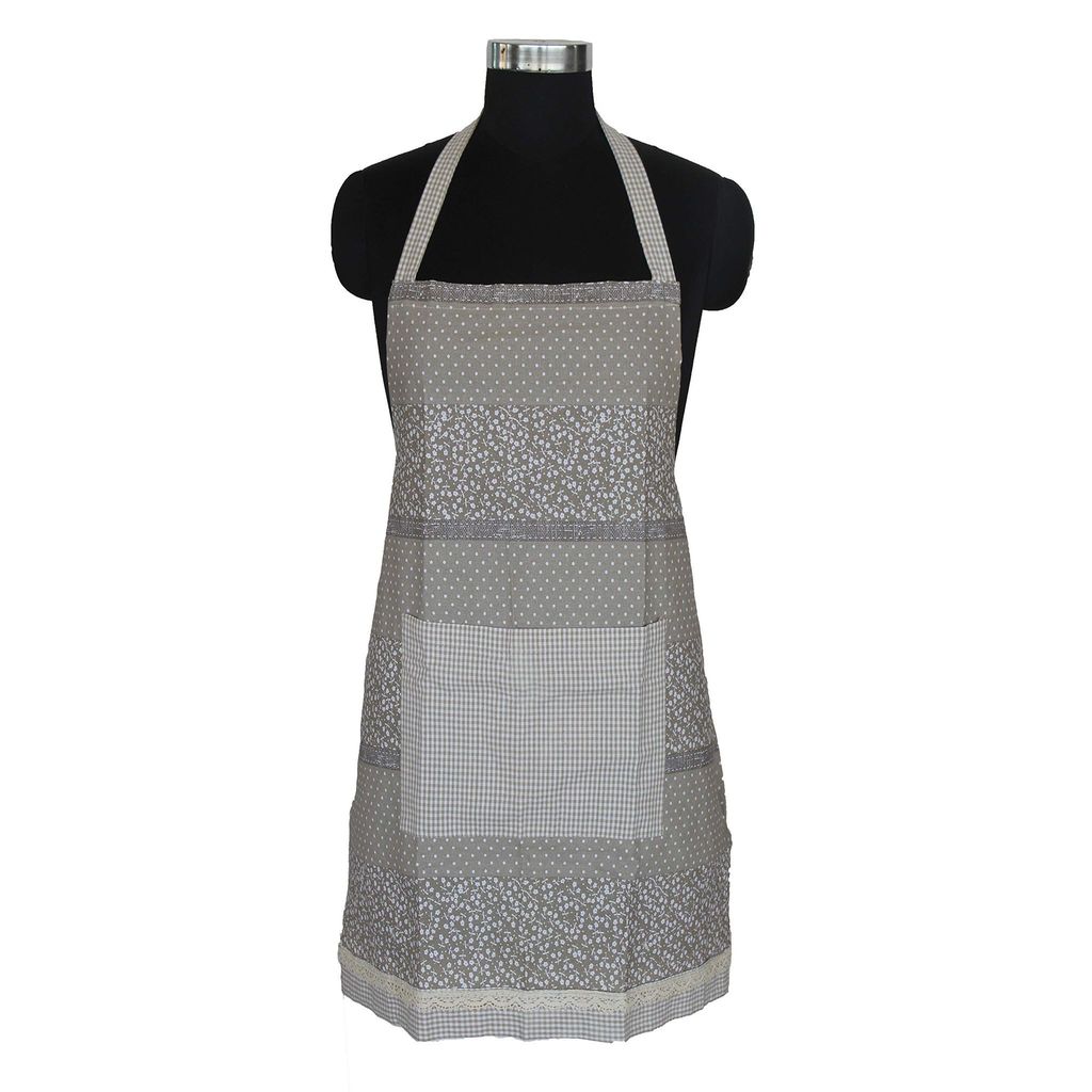 AIRWILL, 100% Cotton Designer Self Designed Bib Apron, Sized 65cm in Width and 80cm in Length with 2 Long Straps on Both Sides and Adjustable Buckle on Top. Pack of 1 pc - Dupattas & Shawls | Buy online on ZillyBuy