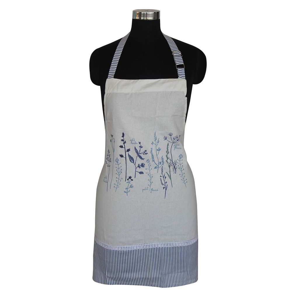 AIRWILL, 100% Cotton Designer Self Designed Bib Apron, Sized 65cm in Width and 80cm in Length with 2 Long Straps on Both Sides and Adjustable Buckle on Top. Pack of 1 pc - Dupattas & Shawls | Buy online on ZillyBuy