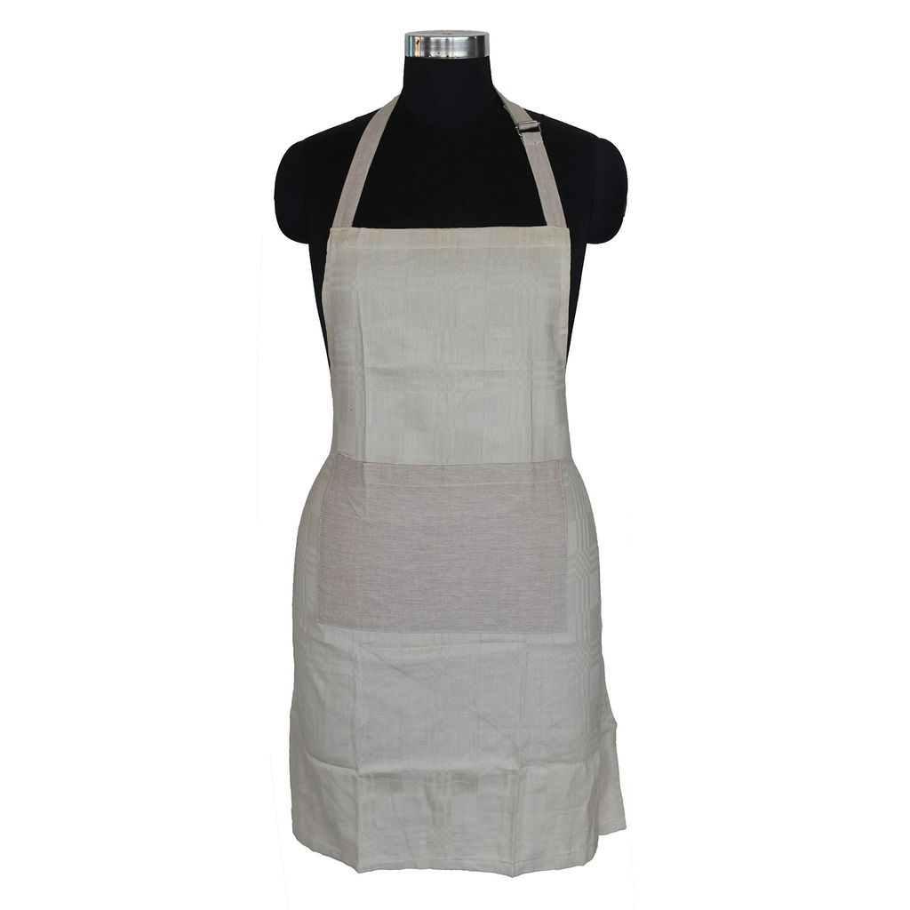 AIRWILL, 100% Cotton Designer Self Designed Bib Apron, Sized 65cm in Width and 80cm in Length with 2 Long Straps on Both Sides and Adjustable Buckle on Top. Pack of 1 pc - Dupattas & Shawls | Buy online on ZillyBuy
