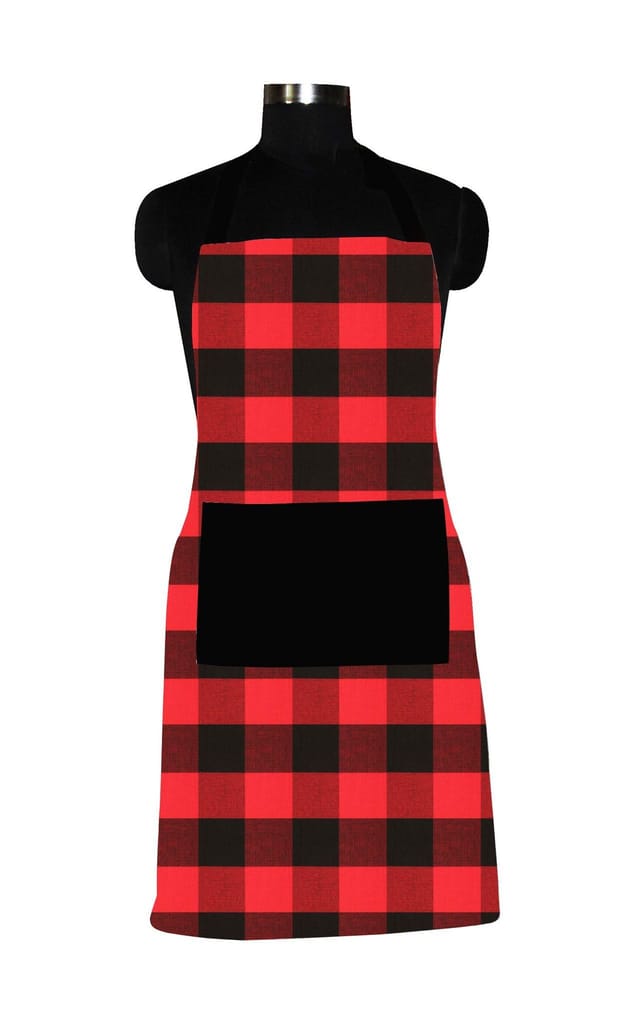 AIRWILL, 100% Cotton Designer Self Designed Bib Apron, Sized 65cm in Width and 80cm in Length with 2 Long Straps on Both Sides and Adjustable Buckle on Top. Pack of 1 pc - Dupattas & Shawls | Buy online on ZillyBuy