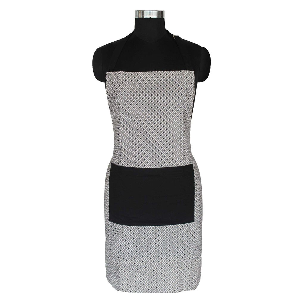 AIRWILL, 100% Cotton Designer Self Designed Bib Apron, Sized 65cm in Width and 80cm in Length with 2 Long Straps on Both Sides and Adjustable Buckle on Top. Pack of 1 pc - Dupattas & Shawls | Buy online on ZillyBuy