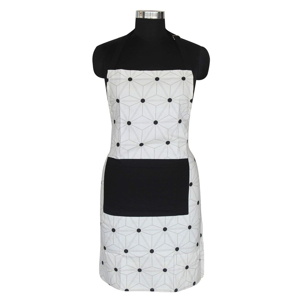 AIRWILL, 100% Cotton Designer Self Designed Bib Apron, Sized 65cm in Width and 80cm in Length with 2 Long Straps on Both Sides and Adjustable Buckle on Top. Pack of 1 pc - Dupattas & Shawls | Buy online on ZillyBuy
