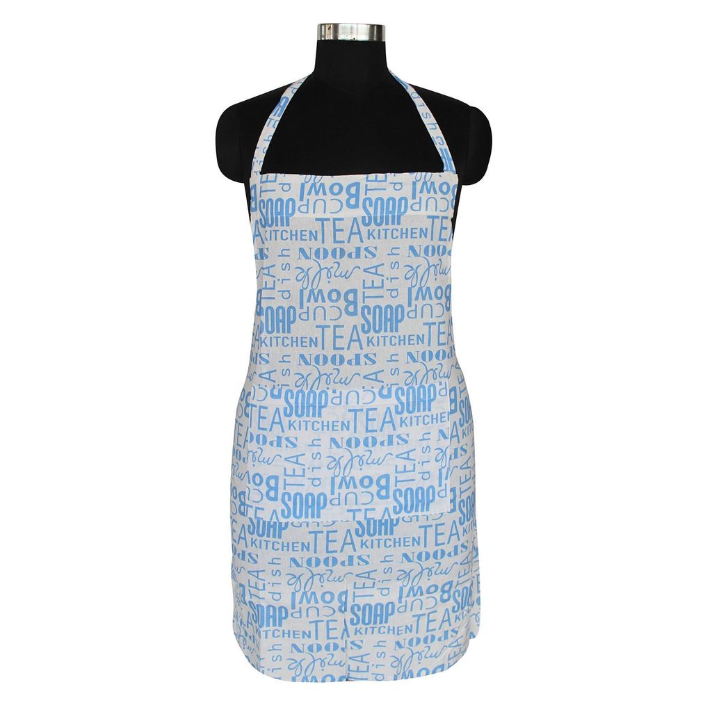 AIRWILL, 100% Cotton Designer Self Designed Bib Apron, Sized 65cm in Width and 80cm in Length with 2 Long Straps on Both Sides and Adjustable Buckle on Top. Pack of 1 pc - Dupattas & Shawls | Buy online on ZillyBuy