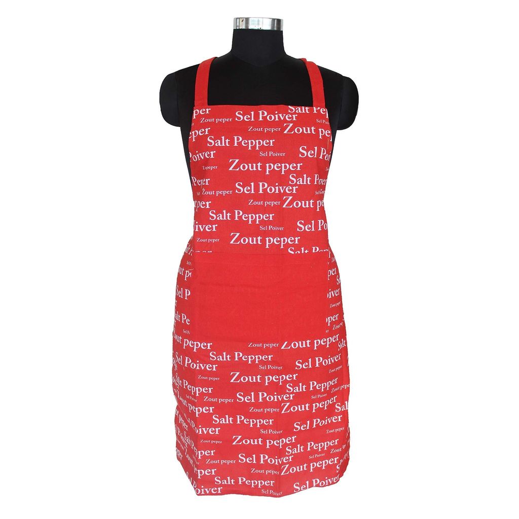 AIRWILL, 100% Cotton Designer Self Designed Bib Apron, Sized 65cm in Width and 80cm in Length with 2 Long Straps on Both Sides and Adjustable Buckle on Top. Pack of 1 pc - Dupattas & Shawls | Buy online on ZillyBuy