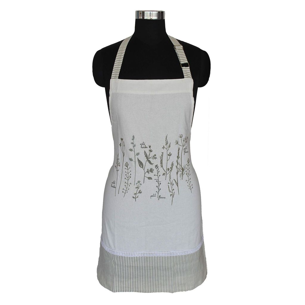 AIRWILL, 100% Cotton Designer Self Designed Bib Apron, Sized 65cm in Width and 80cm in Length with 2 Long Straps on Both Sides and Adjustable Buckle on Top. Pack of 1 pc - Dupattas & Shawls | Buy online on ZillyBuy