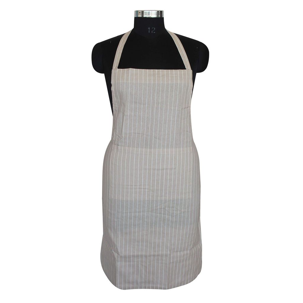 AIRWILL, 100% Cotton Designer Self Designed Bib Apron, Sized 65cm in Width and 80cm in Length with 2 Long Straps on Both Sides and Adjustable Buckle on Top. Pack of 1 pc