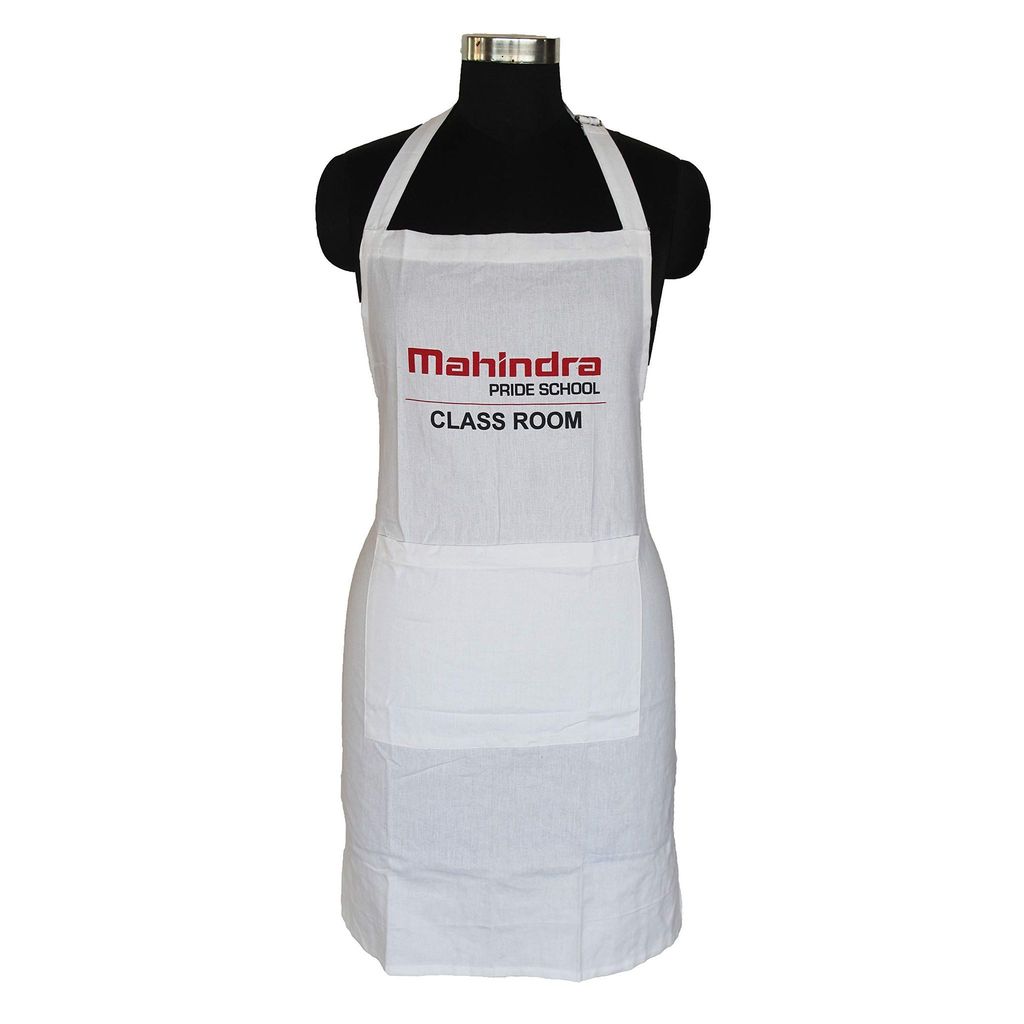Airwill, 100% Cotton Designer Self Designed Bib Apron, Sized 65cm in Width and 80cm in Length with 2 Long Straps on Both Sides and Adjustable Buckle on Top. Pack of 1 pc - Dupattas & Shawls | Buy online on ZillyBuy