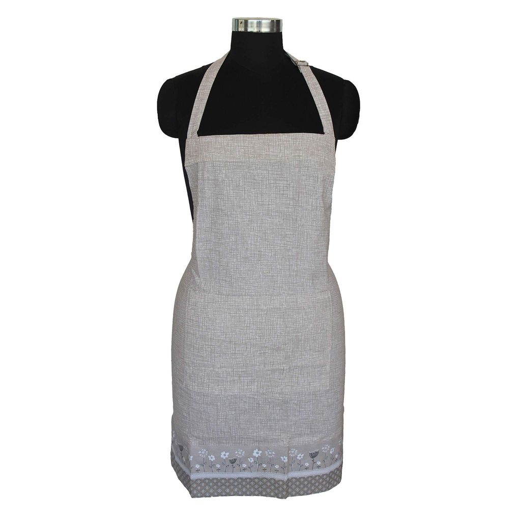 AIRWILL, 100% Cotton Designer Self Designed Bib Apron, Sized 65cm in Width and 80cm in Length with 2 Long Straps on Both Sides and Adjustable Buckle on Top. Pack of 1 pc - Dupattas & Shawls | Buy online on ZillyBuy