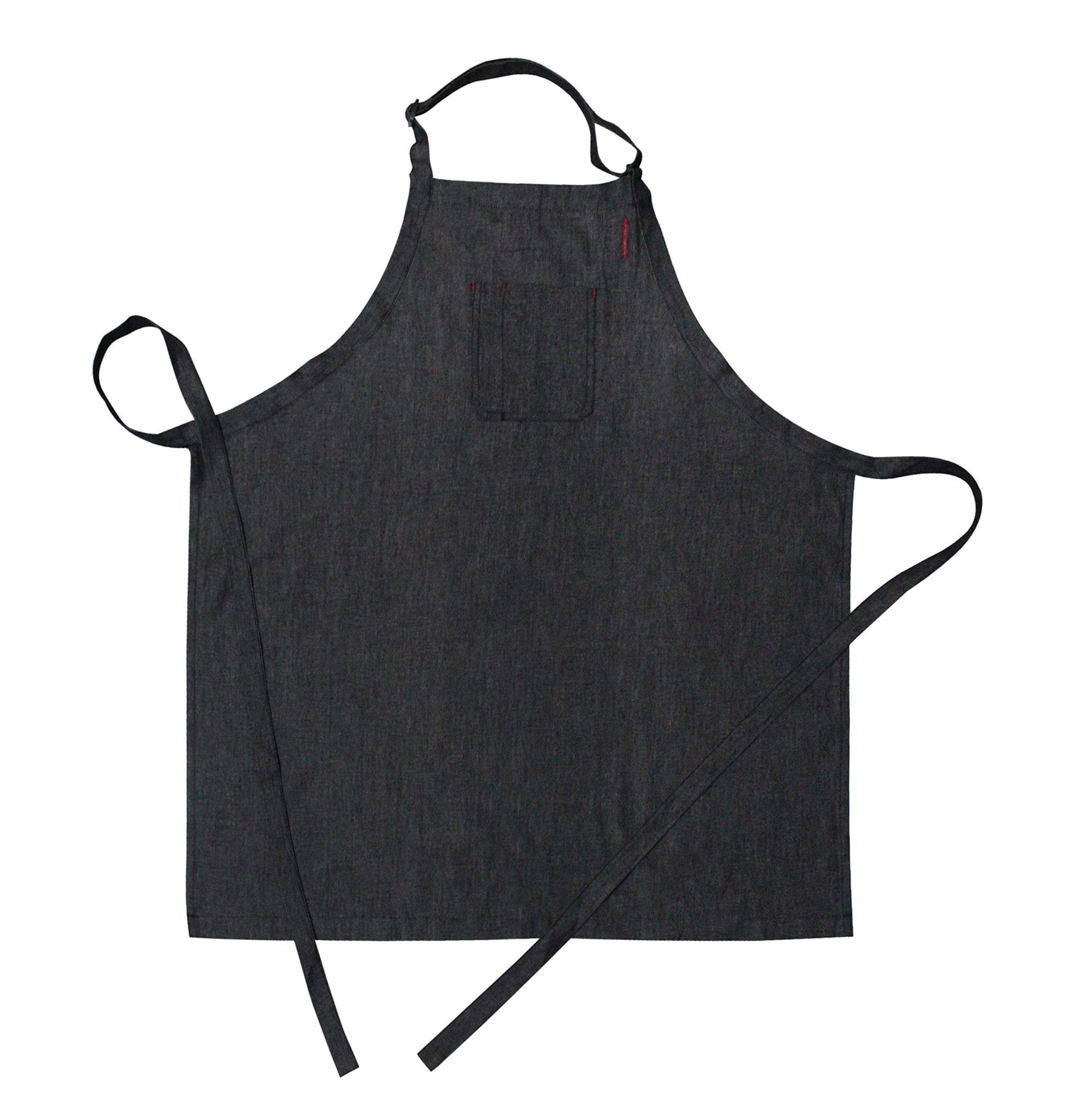 AIRWILL, 100% Cotton Designer Aprons, Free Sized Width & Length, Adjustable Buckle on Top and 2 Long Ties On Both 2 Sides. Pack of 1 piece