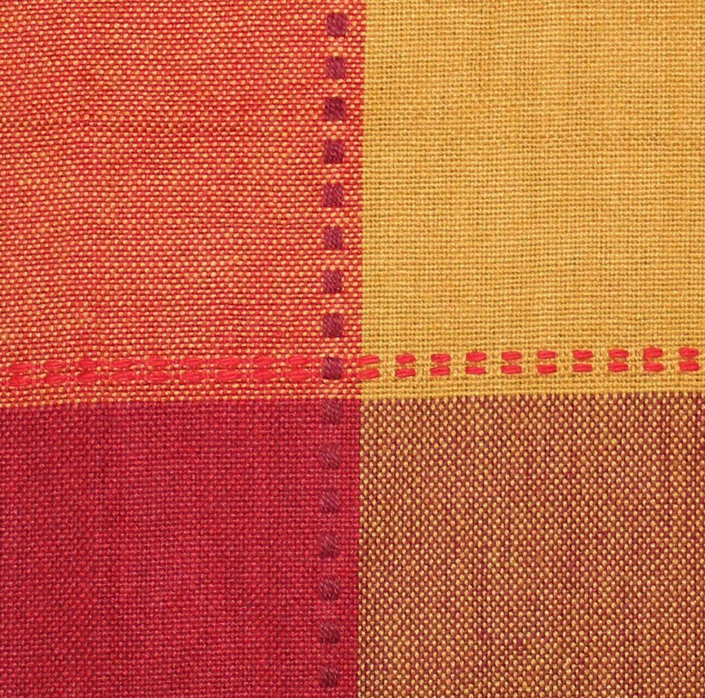 AIRWILL, 100% Cotton Yarn-dyed Designer Weaved Aprons, Sized 65cm in Width & 80cm in Length with 1 Center Pocket, Adjustable Buckle on Top and 2 Long Ties On Both 2 Sides. Pack of 5 Pieces