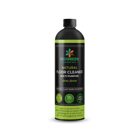 Beegreen Natural Floor Cleaner Multi-Purpose- 500 ml | Eco-Friendly & Biodegradable | Limescale Remover| 100% Plant based | Non Toxic | Chemical Free | Family Safe
