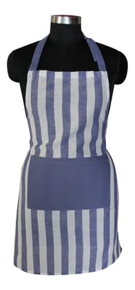 AIRWILL, 100% Cotton Designer Printed Aprons, Sized 65cm in Width & 80cm in Length with 1 Center Pocket, Adjustable Buckle on Top and 2 Long Ties on Both 2 Sides. Pack of 1 piece