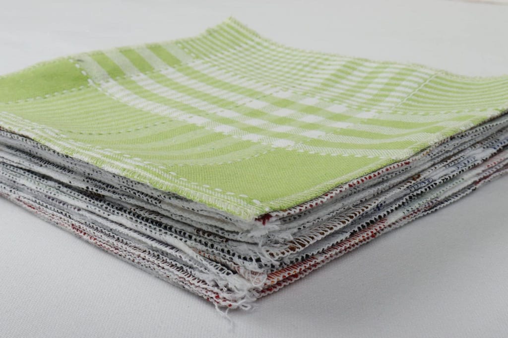 AIRWILL, Cotton Multi Usage Cleaning Cloths Designs (20x20cm/8x8inches) - Pack of 25 pcs