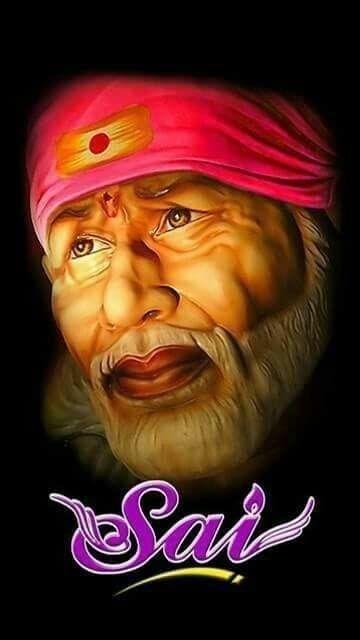 APM SAI Baba Wall Sticker Fully Waterproof Vinyl Sticker self Adhesive for Living Room, Bedroom, Office, Kids Room 12X18 inches (S13)