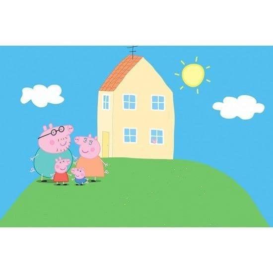 APM Peppa Pig Wall Sticker Fully Waterproof Vinyl Sticker self Adhesive for Living Room, Bedroom, Office, Kids Room 12X18 inches (PP6)