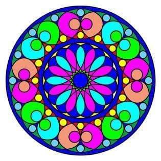 APM Rangoli Waterproof Laminated Floor Sticker in 15X15 inches (15, RS2) APM Rangoli Waterproof Laminated Floor Sticker in 15X15 inches (15, RS2)