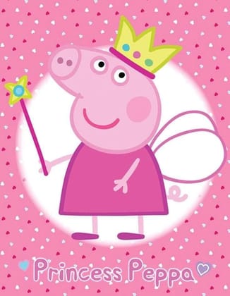 APM Peppa Pig Wall Sticker Fully Waterproof Vinyl Sticker self Adhesive for Living Room, Bedroom, Office, Kids Room 12X18 inches (PPC9) (AP14)