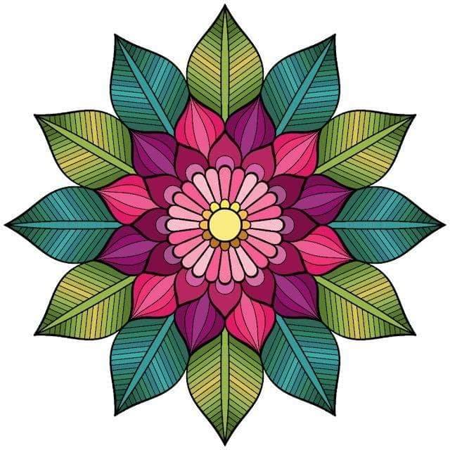APM Rangoli Waterproof Laminated Floor Sticker in 18x18 inches (18, RS8)