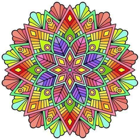 APM Rangoli Waterproof Laminated Floor Sticker in 18x18 inches (18, RS1)