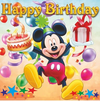 APM Happy Birthday Banner/Birthday Party Backdrop/Birthday Poster 3X2 SQFT (BP11)