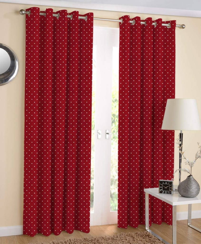 AIRWILL, 100% Cotton Designer Door Curtains, Sized 4ft in Width and 5ft in Length. Pack of 2 Pieces