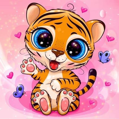 APM Kids Cute Animals Cartoon Wall Sticker Fully Waterproof Vinyl Sticker self Adhesive for Living Room, Bedroom, Office, Kids Room 12X18 inches (Y13)