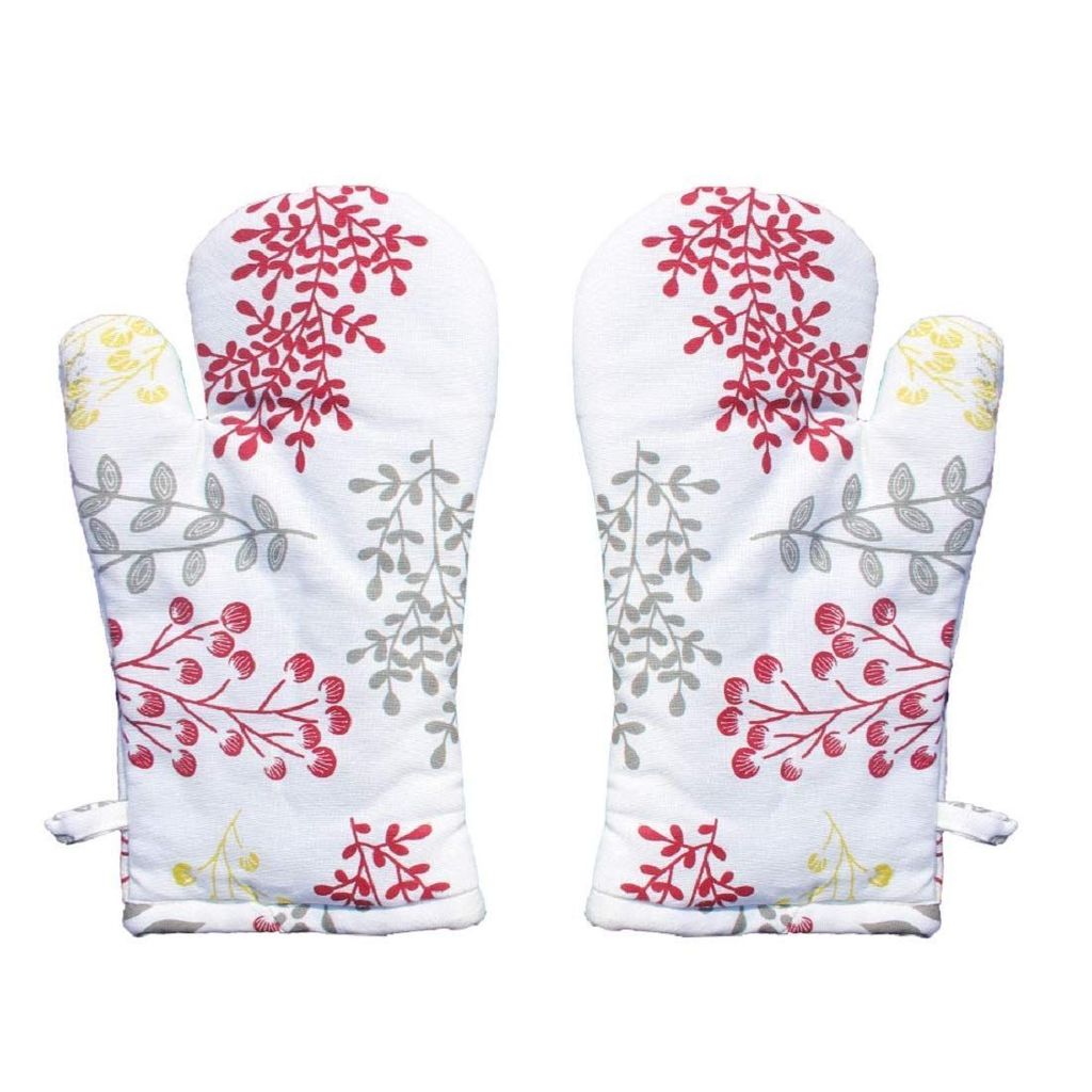 AIRWILL, 100% Cotton Kitchen Padded Oven Gloves, Mitts (Pack of 2) - Gloves | Buy online on ZillyBuy