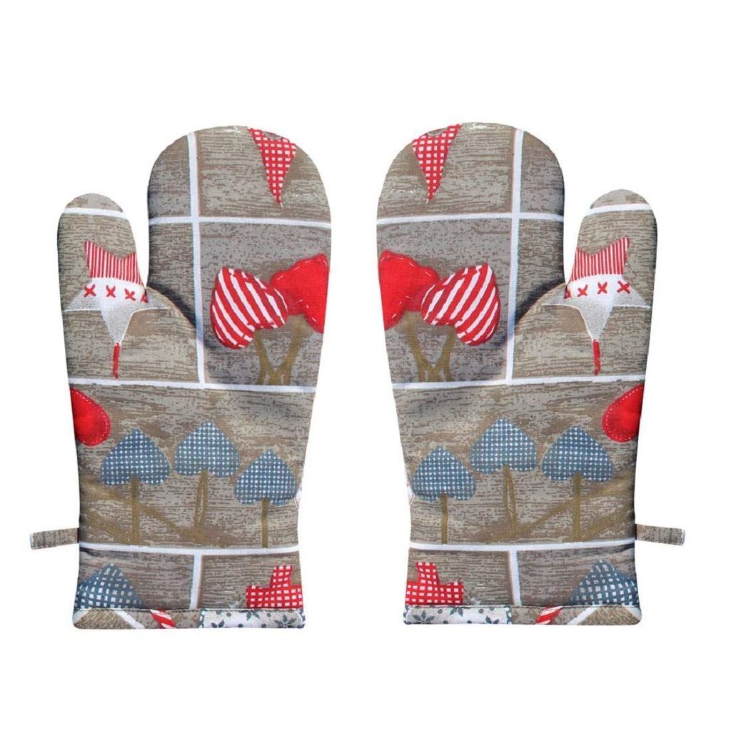 AIRWILL, 100% Cotton Kitchen Padded Oven Gloves, Mitts (Pack of 2) - Gloves | Buy online on ZillyBuy
