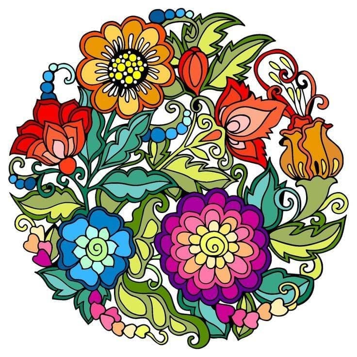 APM Rangoli Transparent Tile Sticker 18X18 INCHES (R9)
