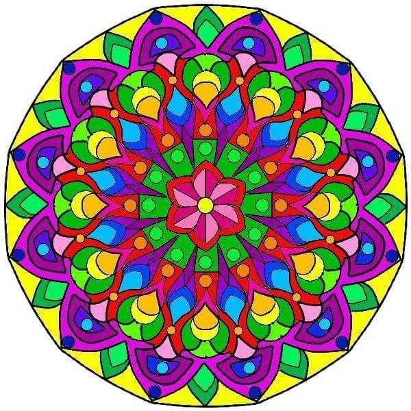 APM Rangoli Transparent Tile Sticker 18X18 INCHES (R4)