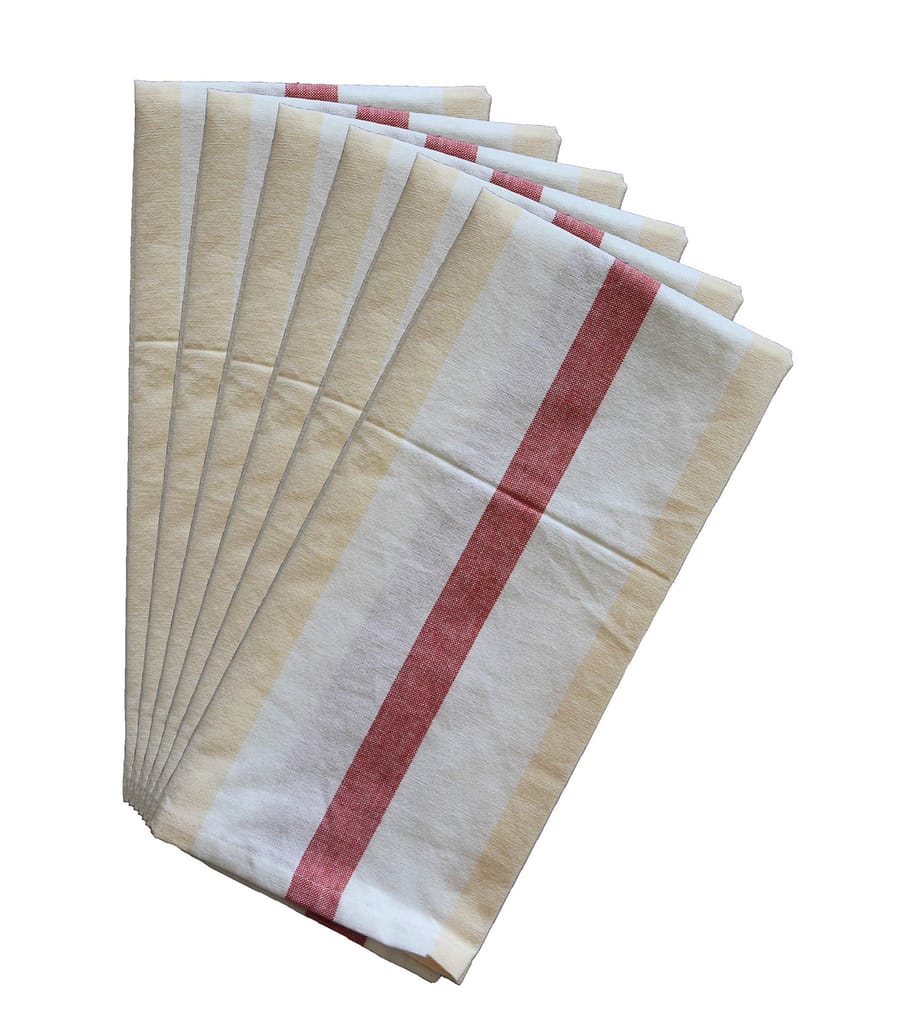 AIRWILL, 100% Cotton Kitchen Towels, Pack of 6 pcs - Towels | Buy online on ZillyBuy