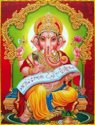 APM Ganpati Wall Sticker/Ganpati Bappa Fully Waterproof Vinyl Sticker self Adhesive for Living Room, Bedroom, Office, Kids Room 12X18 inches (GN18) APM Ganpati Wall Sticker/Ganpati Bappa Fully Waterproof Vinyl Sticker self Adhesive for Living Room, Bedroom, Office, Kids Room 12X18 inches (GN18)