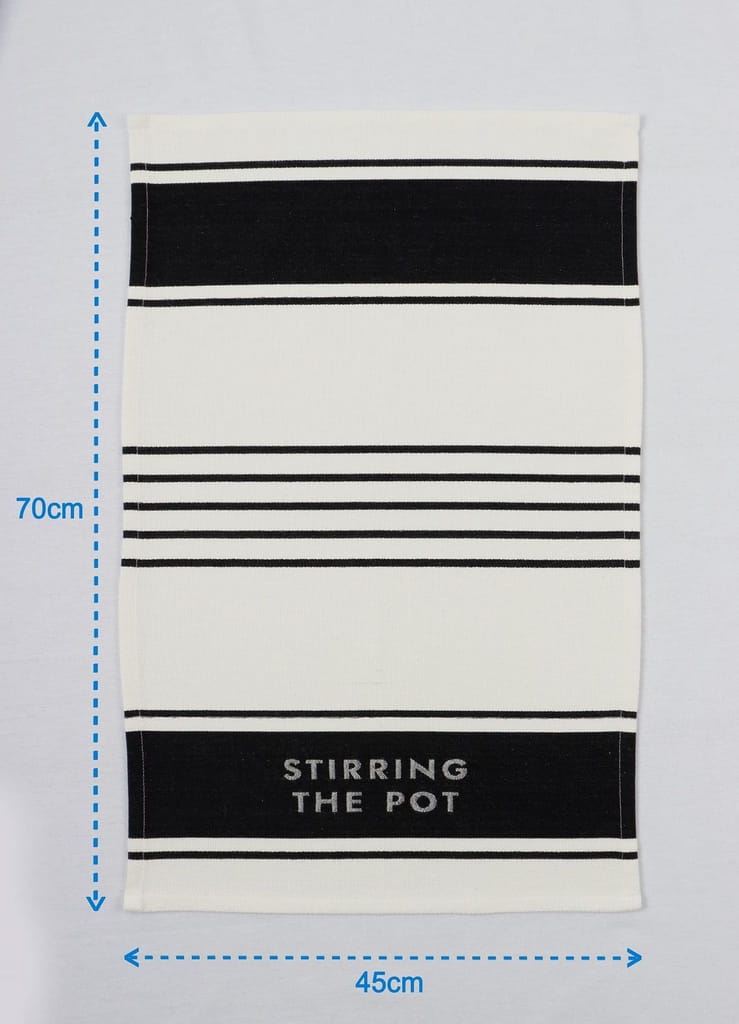 Airwill Branded 100% Cotton Kitchen Towels Pack of 3 pcs