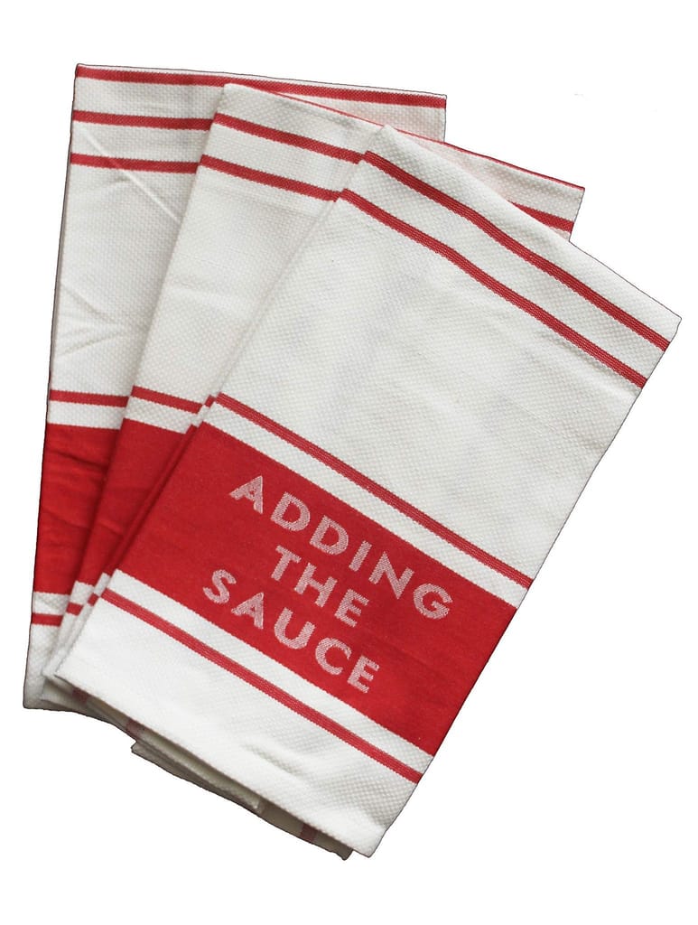AIRWILL Cotton Kitchen Towels , Red - Pack of 3 pcs - Towels | Buy online on ZillyBuy