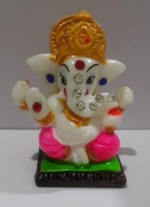 APM Ganeshji Decorative Gift Showpiece/ Ganesha Statue for Home Decor /Office Desk /Car Dashboard /Ganeshji Murti (2.25 inch) (S1) APM Ganeshji Decorative Gift Showpiece/ Ganesha Statue for Home Decor /Office Desk /Car Dashboard /Ganeshji Murti (2.25 inch) (S1)
