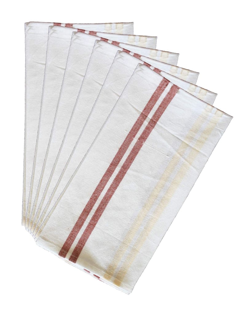 AIRWILL, 100% Cotton Kitchen Towels, Pack of 6 pcs - Towels | Buy online on ZillyBuy